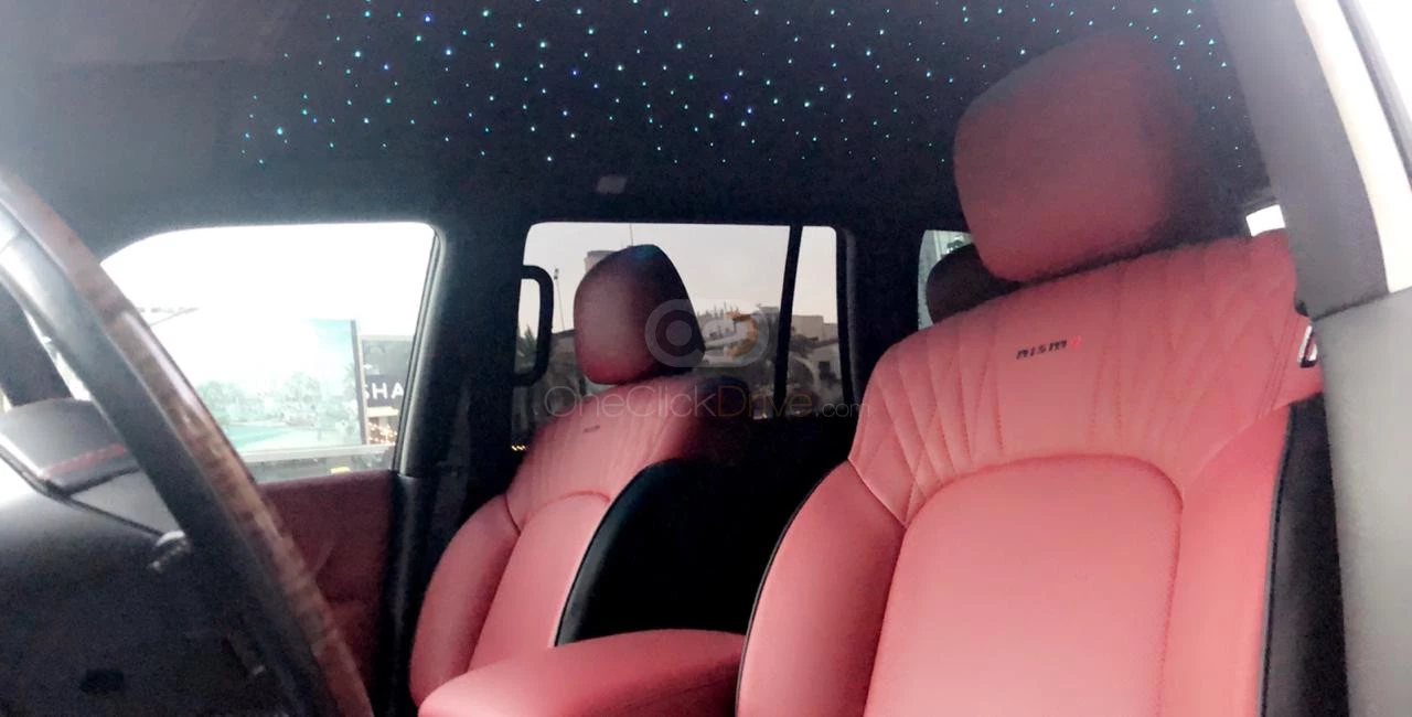 Silver Nissan Patrol Nismo 2019 for rent in Abu Dhabi 4